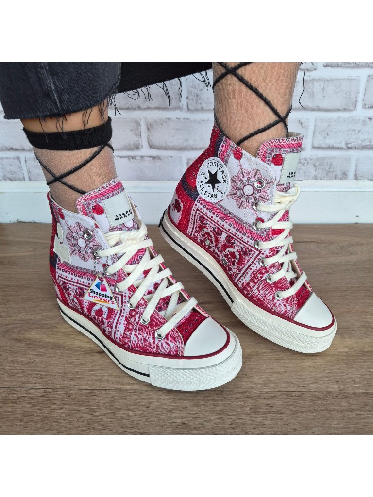 Converse X Isabel Marant Chuck 70 Wedge Hi 7.5 Womens Shoes Sneaker Red A14802c